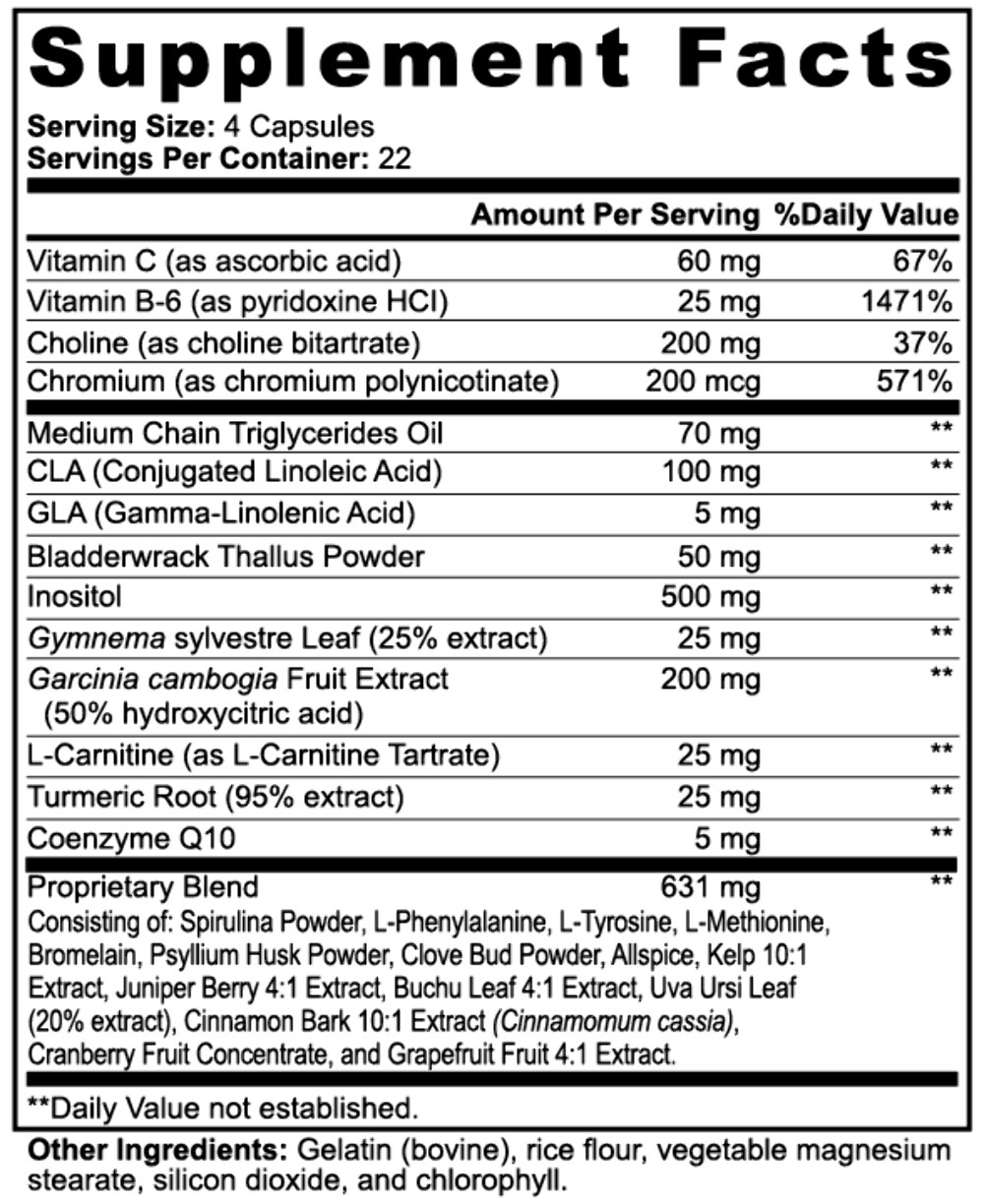 Fat Burner MCT 90 Capsules Thermogenic Energy & Weight Management Support Diet
