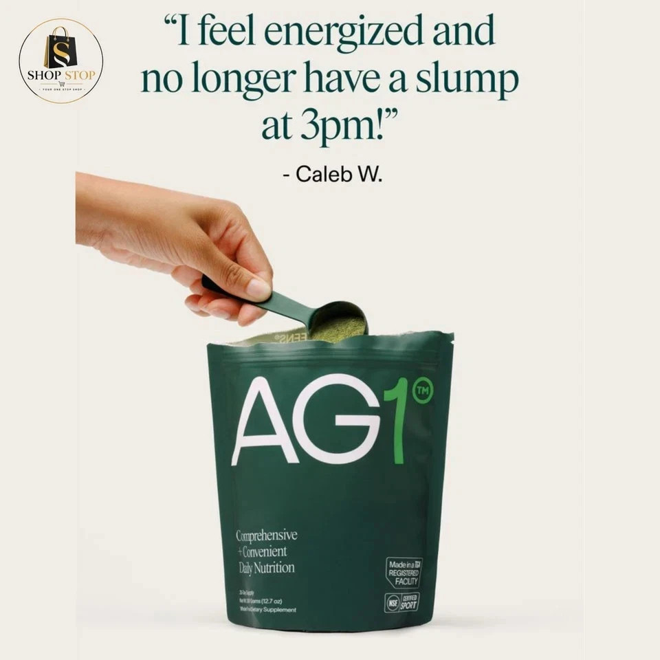 Genuine AG1 Daily Foundational Nutrition 12.7oz 360g 30 Day Supply