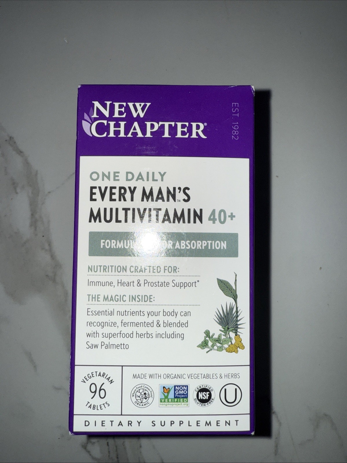 New Chapter ANC-197 Men’s Whole-Food Fermented Multivitamin – 96 Tabs 3/27