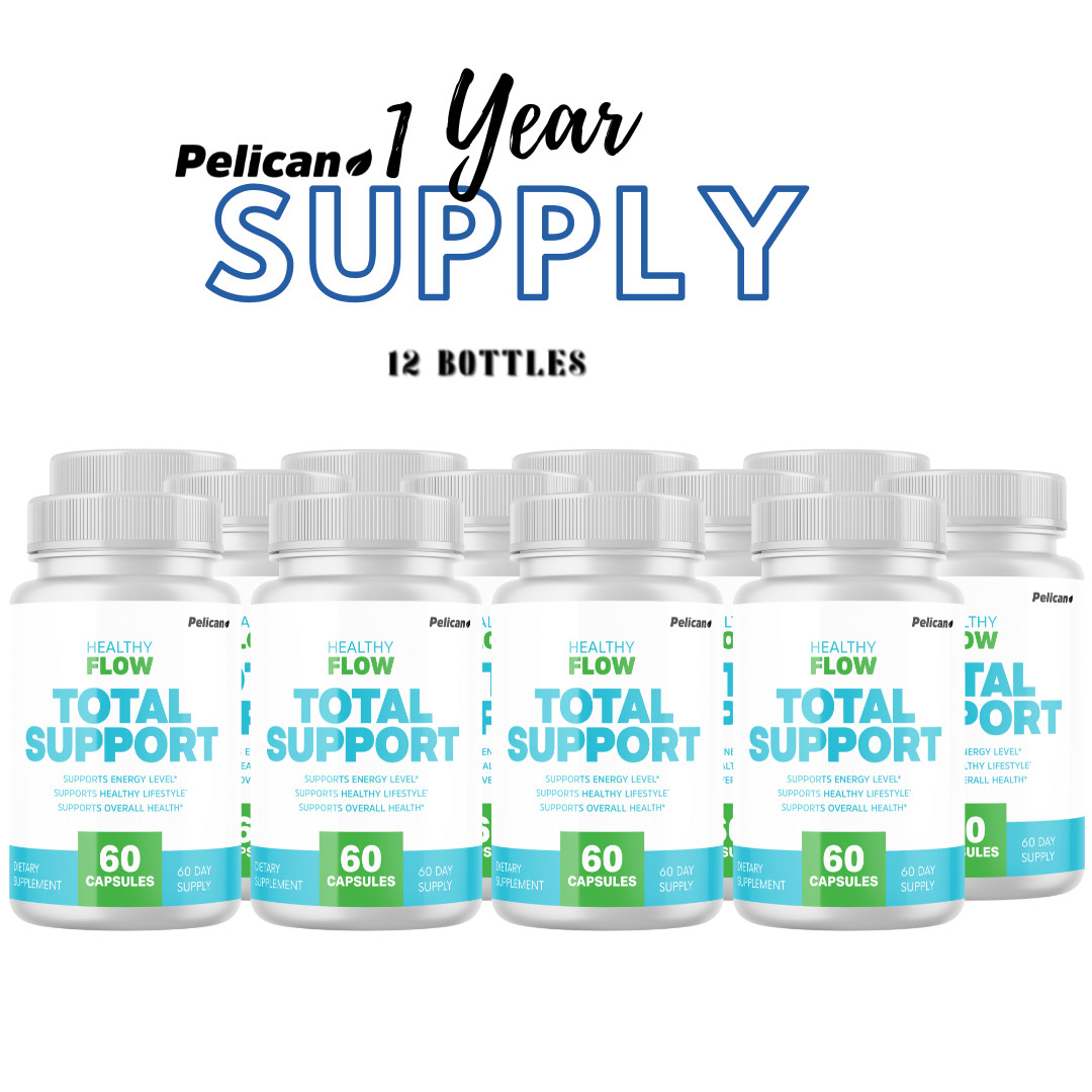 Healthy Flow Total Support-Cardiovascular & Blood Support- 12 Bottles- Genuine
