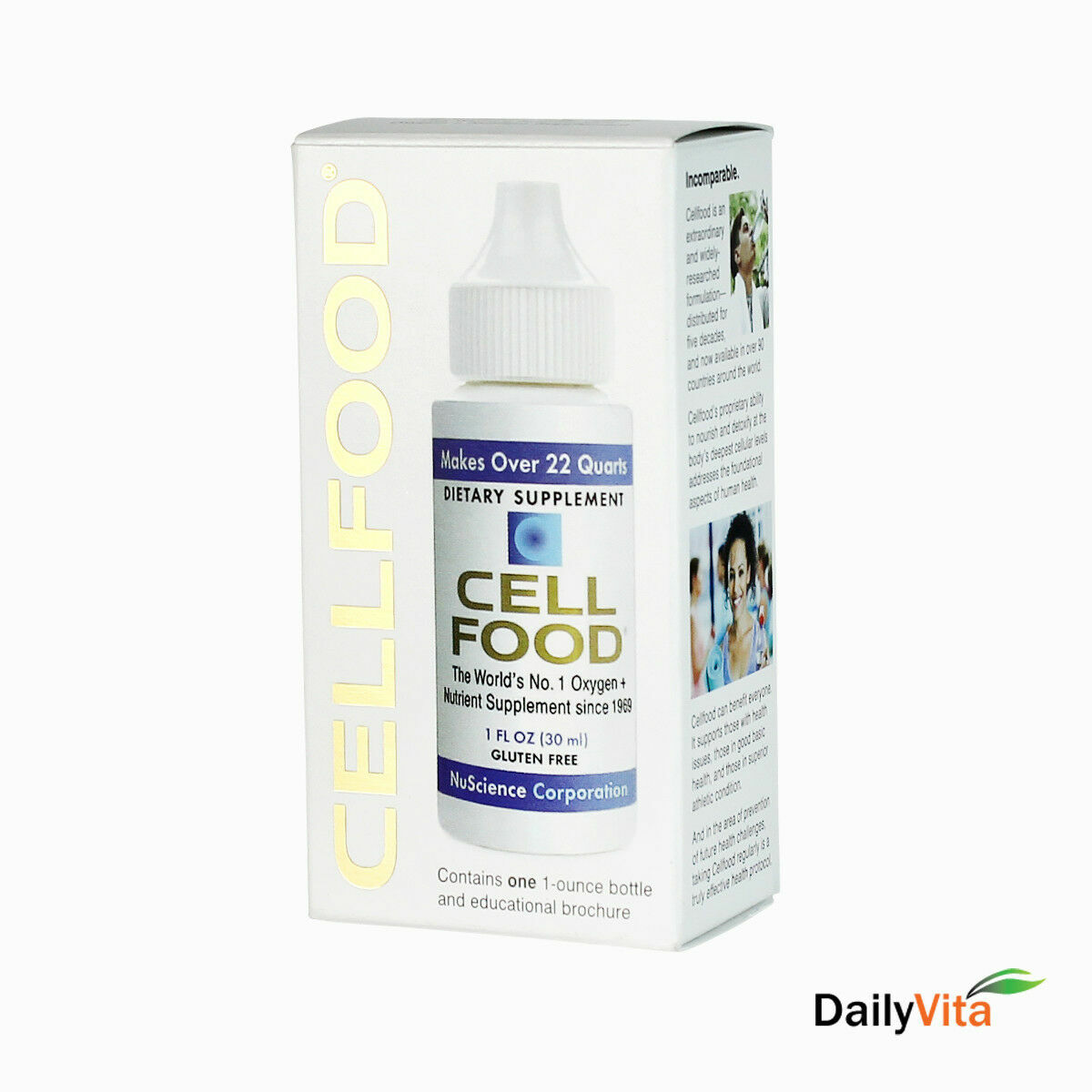 2 x Cellfood Liquid Concentrate 1 fl oz FRESH MADE IN USA FREE SHIPPING