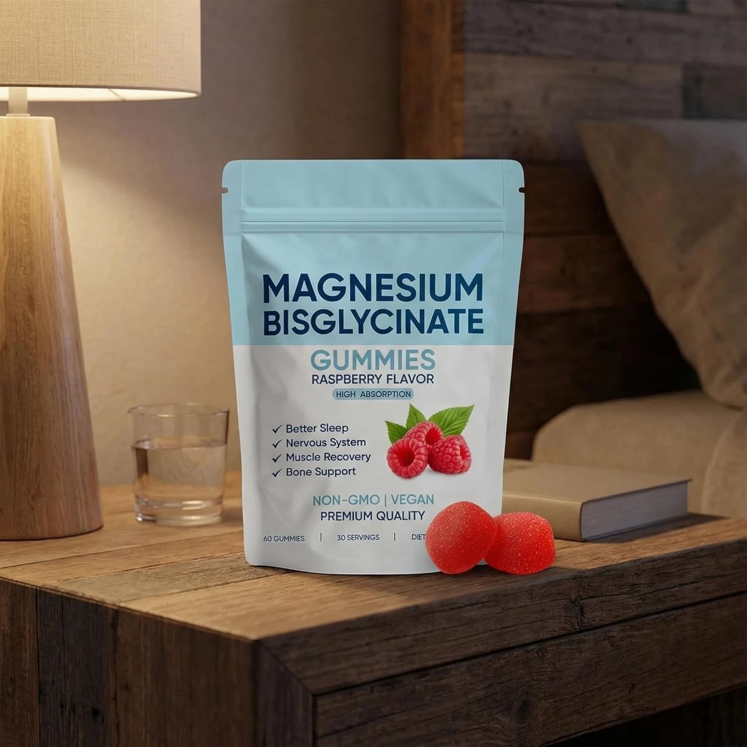Spnutrition Magnesium Bisglycinate Gummies, with 400Mg Magnesium Bisglycinate Ch