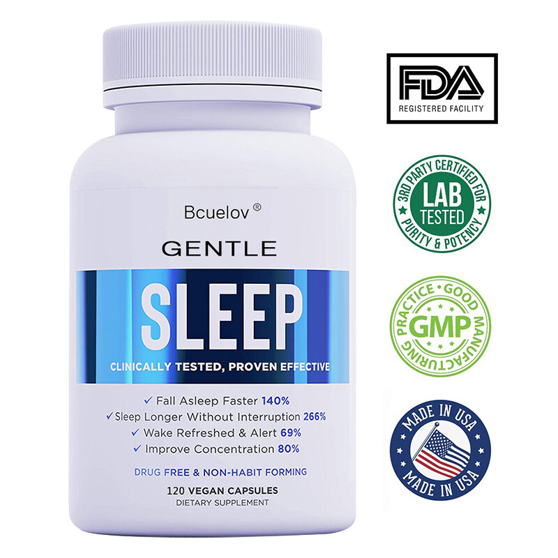 Melatonin 5mg 120 Capsules formulated with Ashwagandha, Valerian Root & Magnesiu