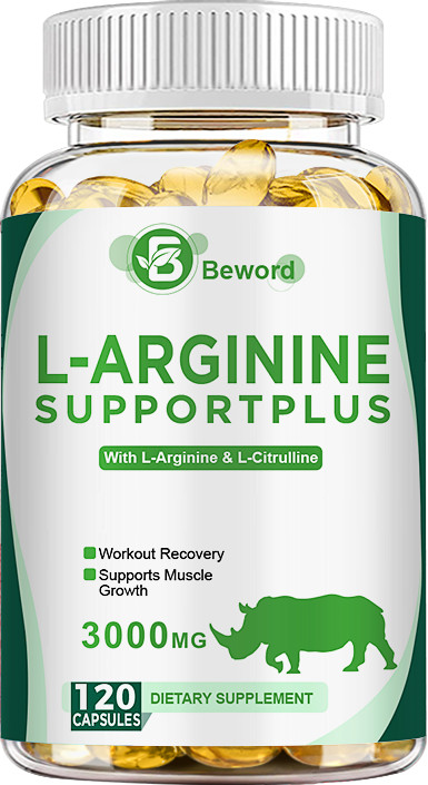 L-Arginine L-Citrulline 3000mg Extra Strength Nitric Oxide & Circulation Boost