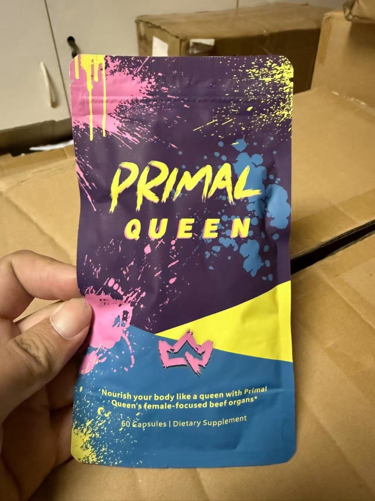 3PCS Primal Queen Supplement for Women 60 CountsBeef Organ