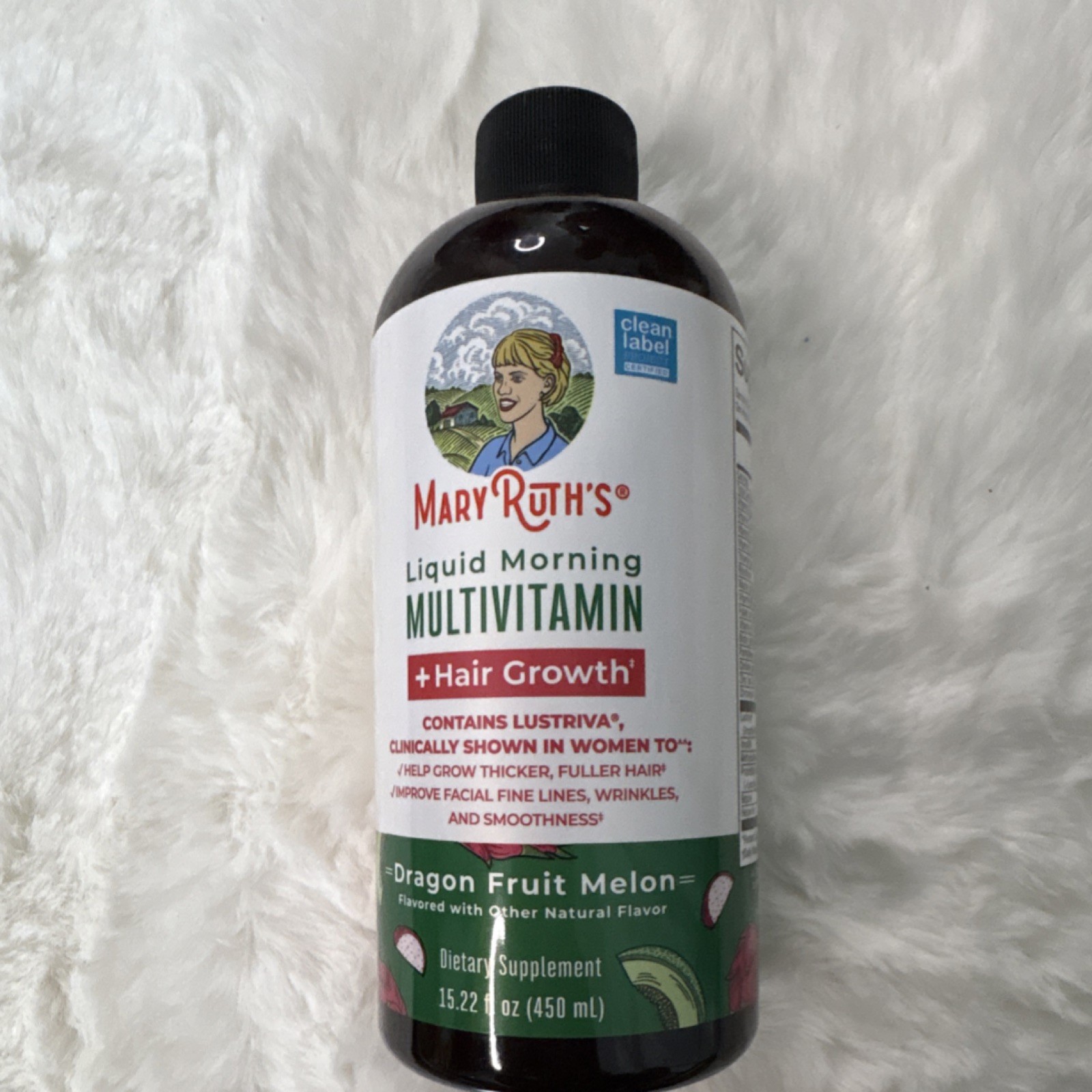 MaryRuth’s Liquid Multivitamin Hair Growth Dragon Fruit Melon 15.22 fl oz