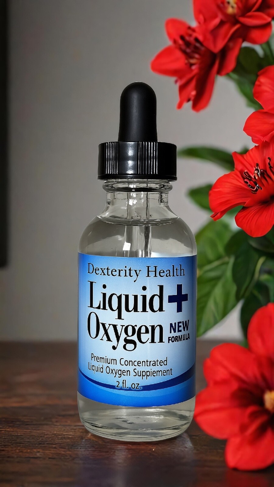 LIQUID OXYGEN DROPS 1 BOTTLE 2 OZ NEW FORMULA ADVANCED ENERGY HEALTH