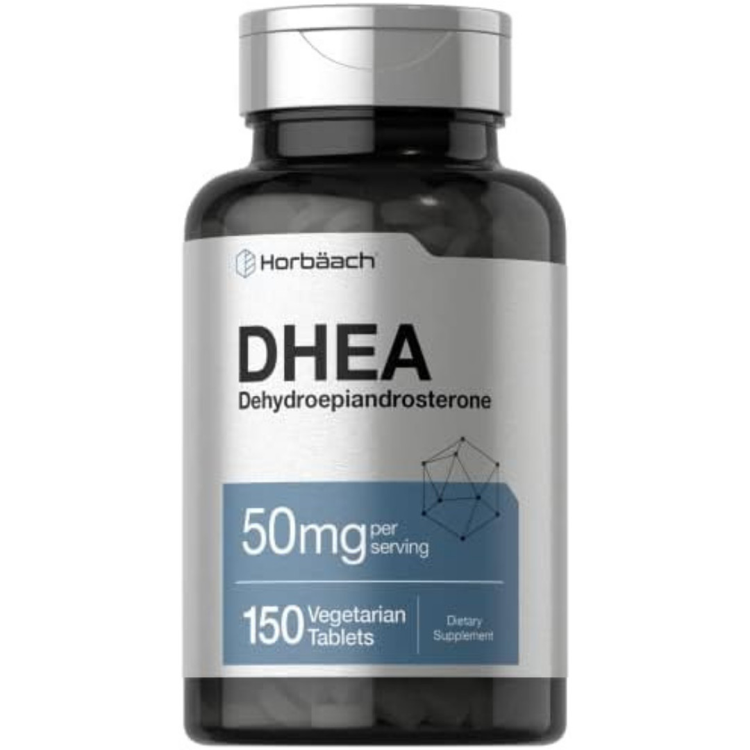 DHEA 50mg | 150 Capsules | Non-GMO, Gluten Free Supplement