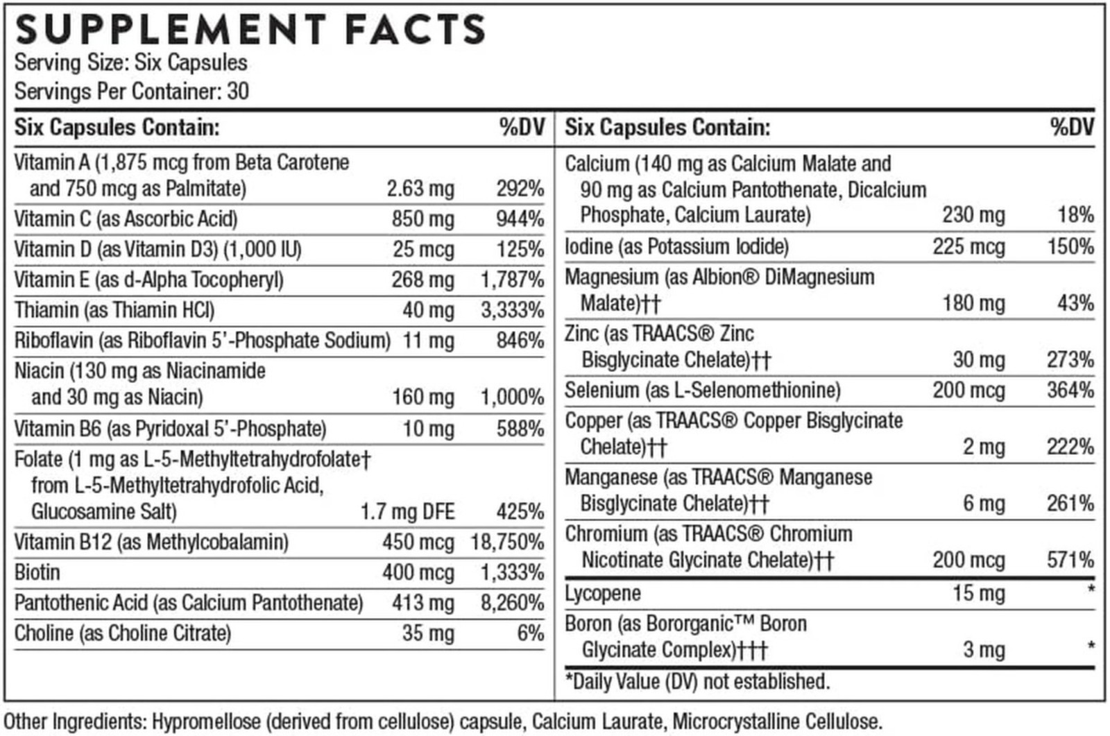 – Men’S Multi 50+ – Comprehensive Daily Multivitamin with Vitamins A, B6, B12,