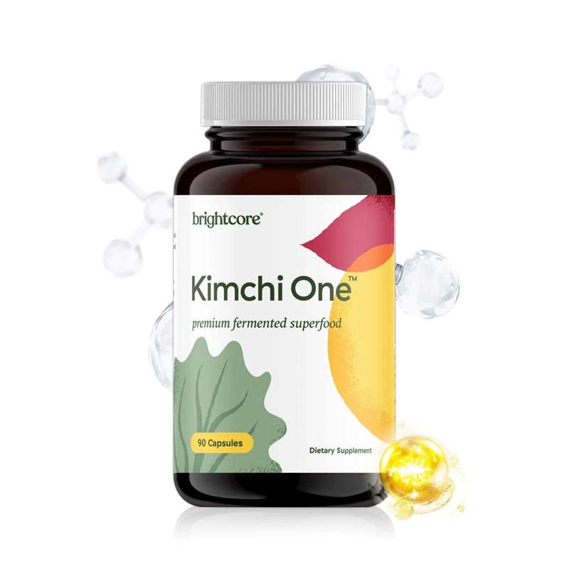 Brightcore Nutrition Kimchi One Kimchi Powder Capsules Probiotics Enzymes