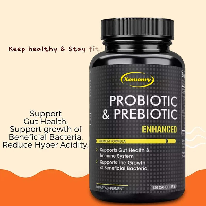 Probiotics and Prebiotics 240pcs,Regular Bowel Movements, Metabolism, Vitality