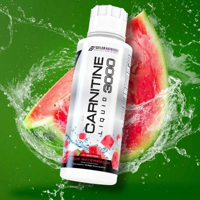 Cutler Nutrition Liquid Carnitine 3000 & Energy Recovery Watermelon 16Oz/473ml
