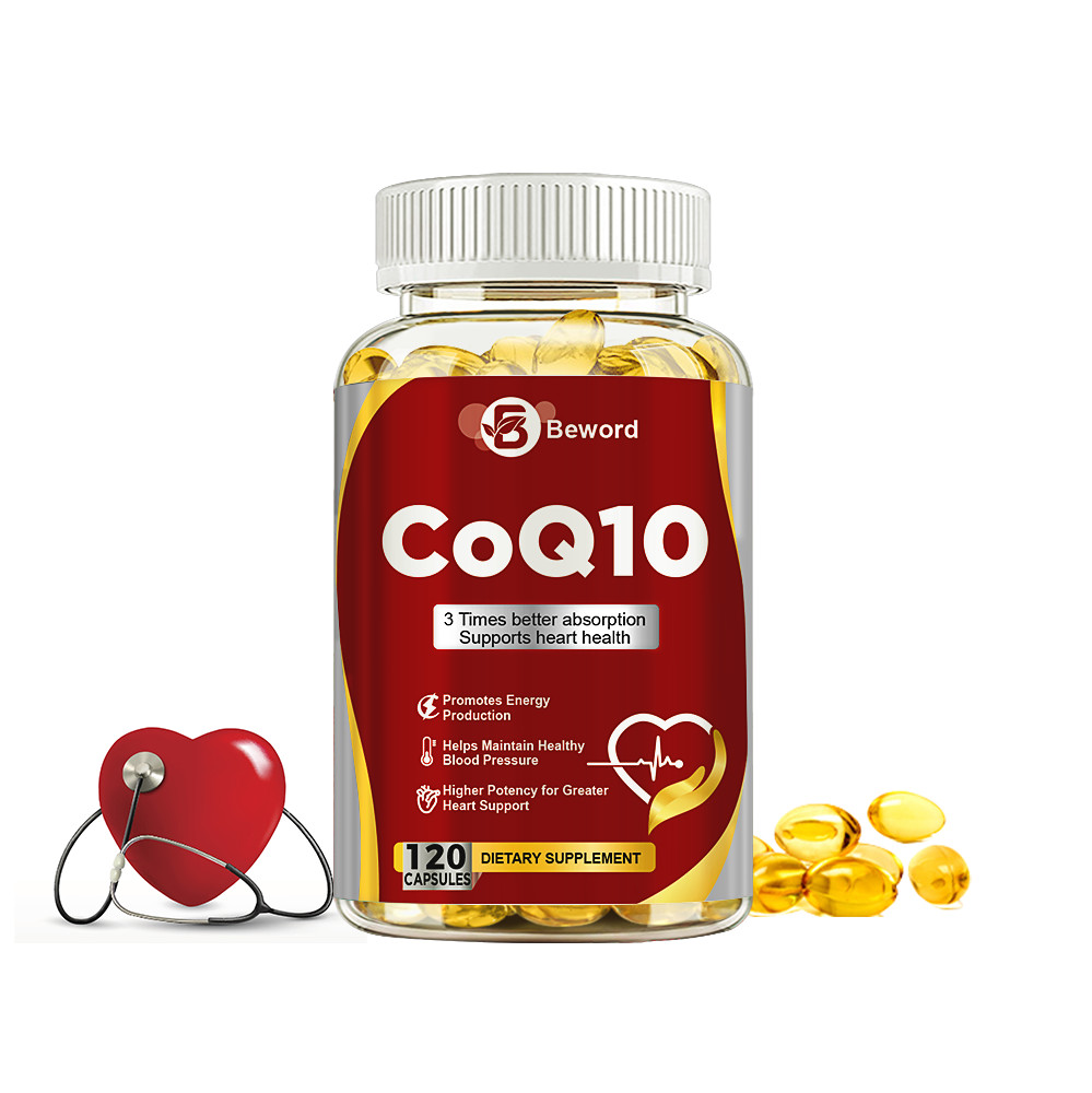 CoQ10 300mg 120 Softgels Coq10 Coenzyme Q10 Heart Support NON GMO