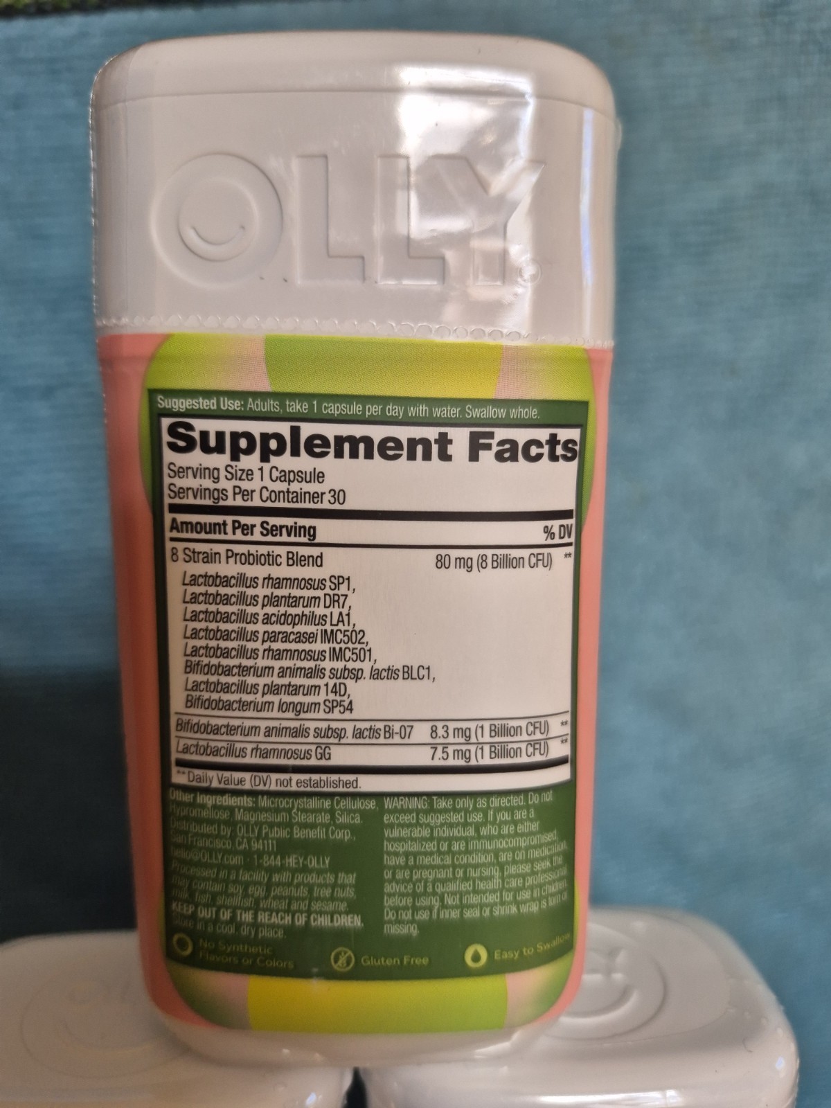 OLLY Big 10 Probiotic, Supports a Healthy Gut Microbiome, dietary aid support
