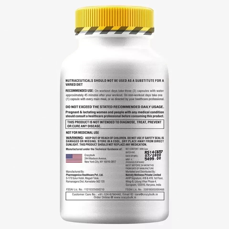 Best Supplement for Muscle Gains Crazy Bulk D BAL 90Capsules – ( Free Shipping )