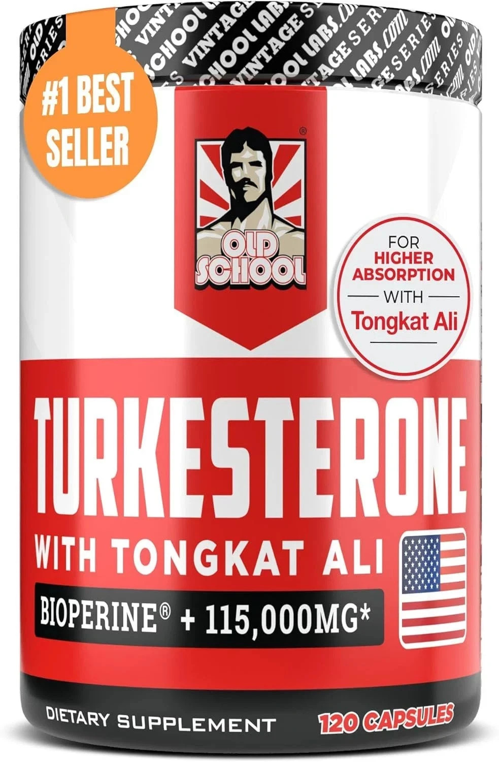 Turkesterone 15,000mg [Max Potency] + BioPerine® for High Absorption Formula