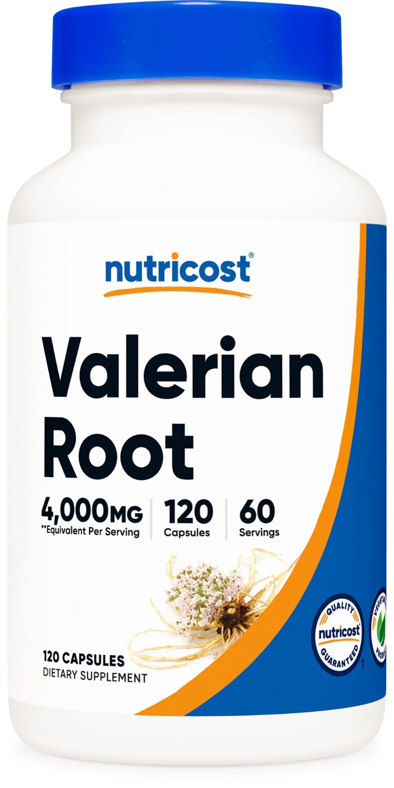 Nutricost Valerian Root Capsules 1000mg, 120 Caps – Gluten Free, Non-GMO