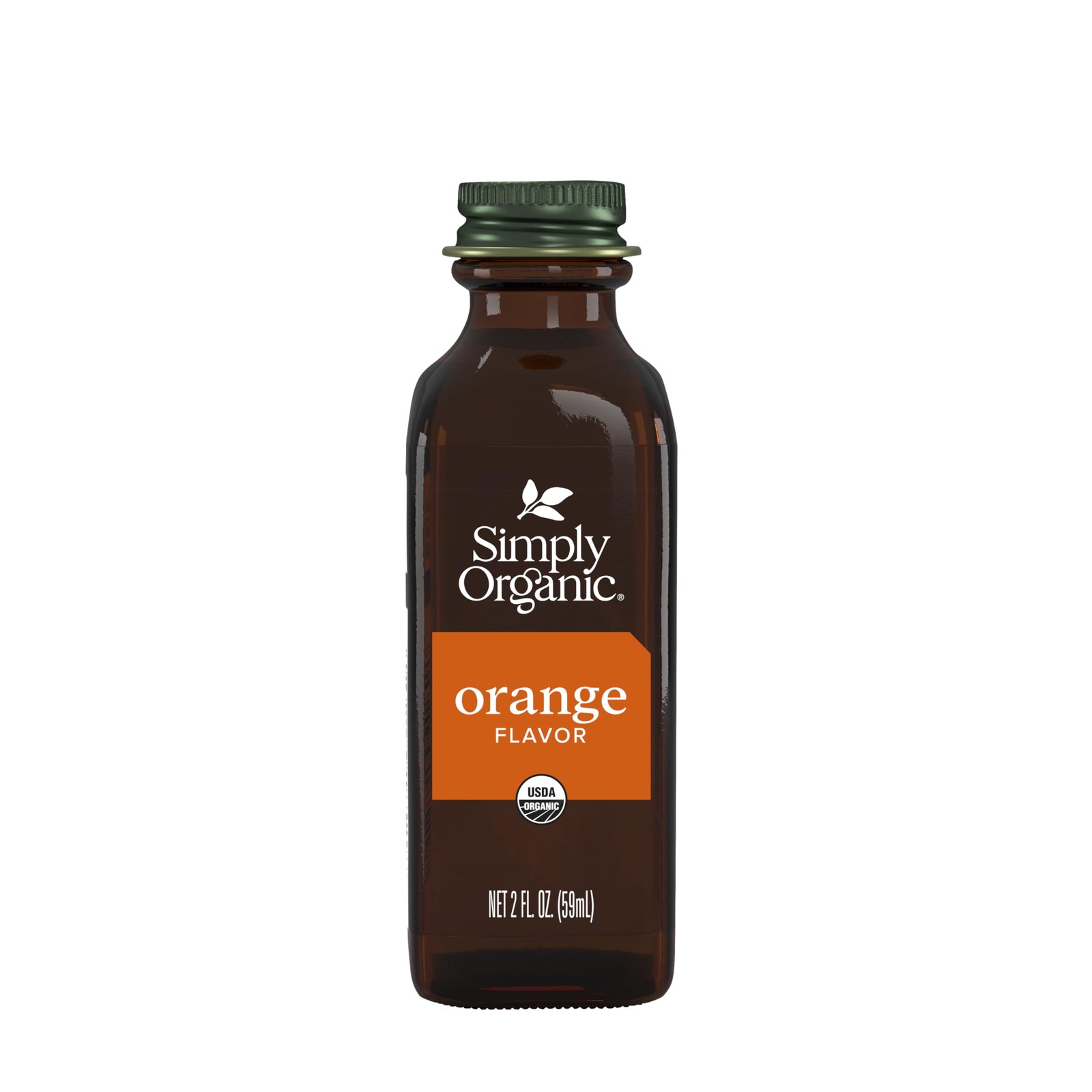 Simply Organic Orange Flavor 2 fl oz Organic Concentrated Citrus Essence