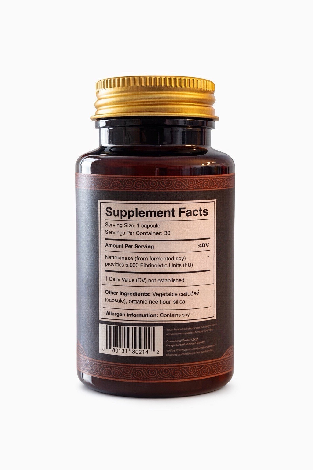 Maia Nattokinase 5000 FU 30 Capsules Supports Healthy Circulation High Potency