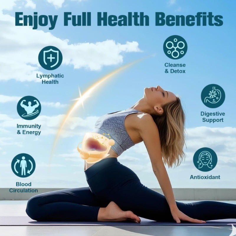 Liposomal Lymphatic Drainage Drops 11 in 1 Organic Lymph Support – 1/2/3 Bottles