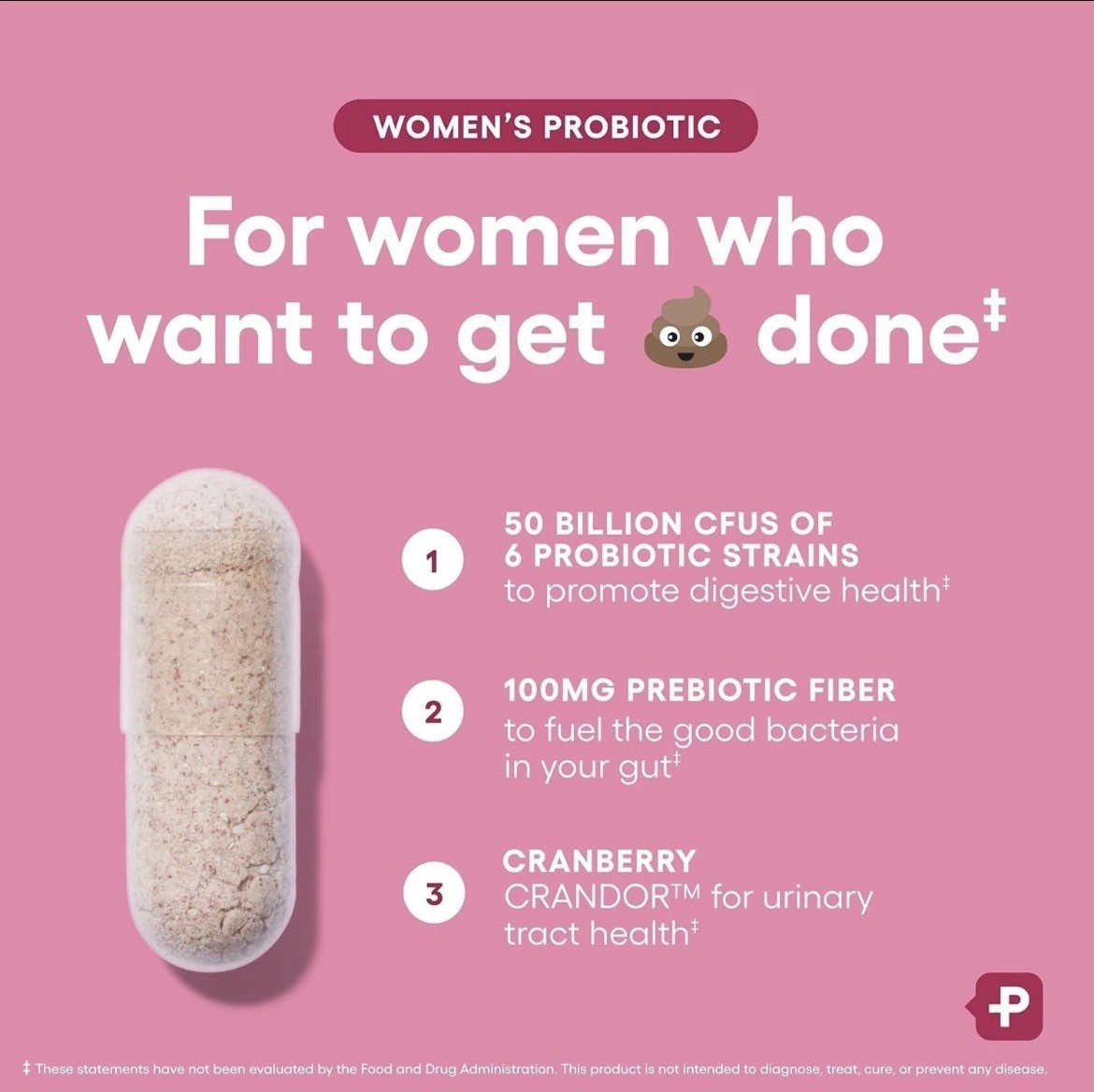 NEW Physician’s Choice Women’s Probiotic – 50 Billion CFU – Organic Prebiotic