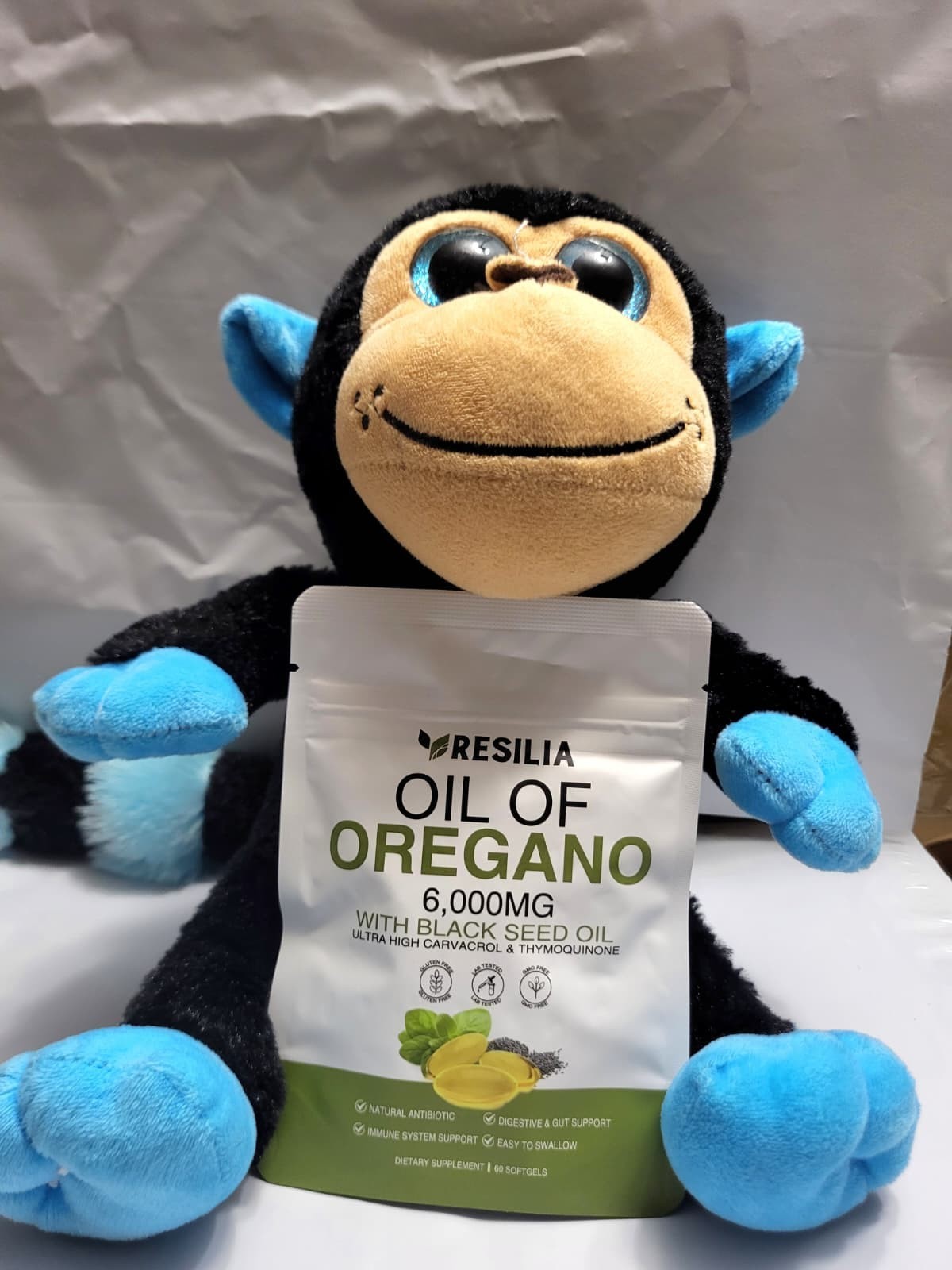 2 in 1 Oil of Oregano & Black Seed Softgels with Carvacrol , Immune Support