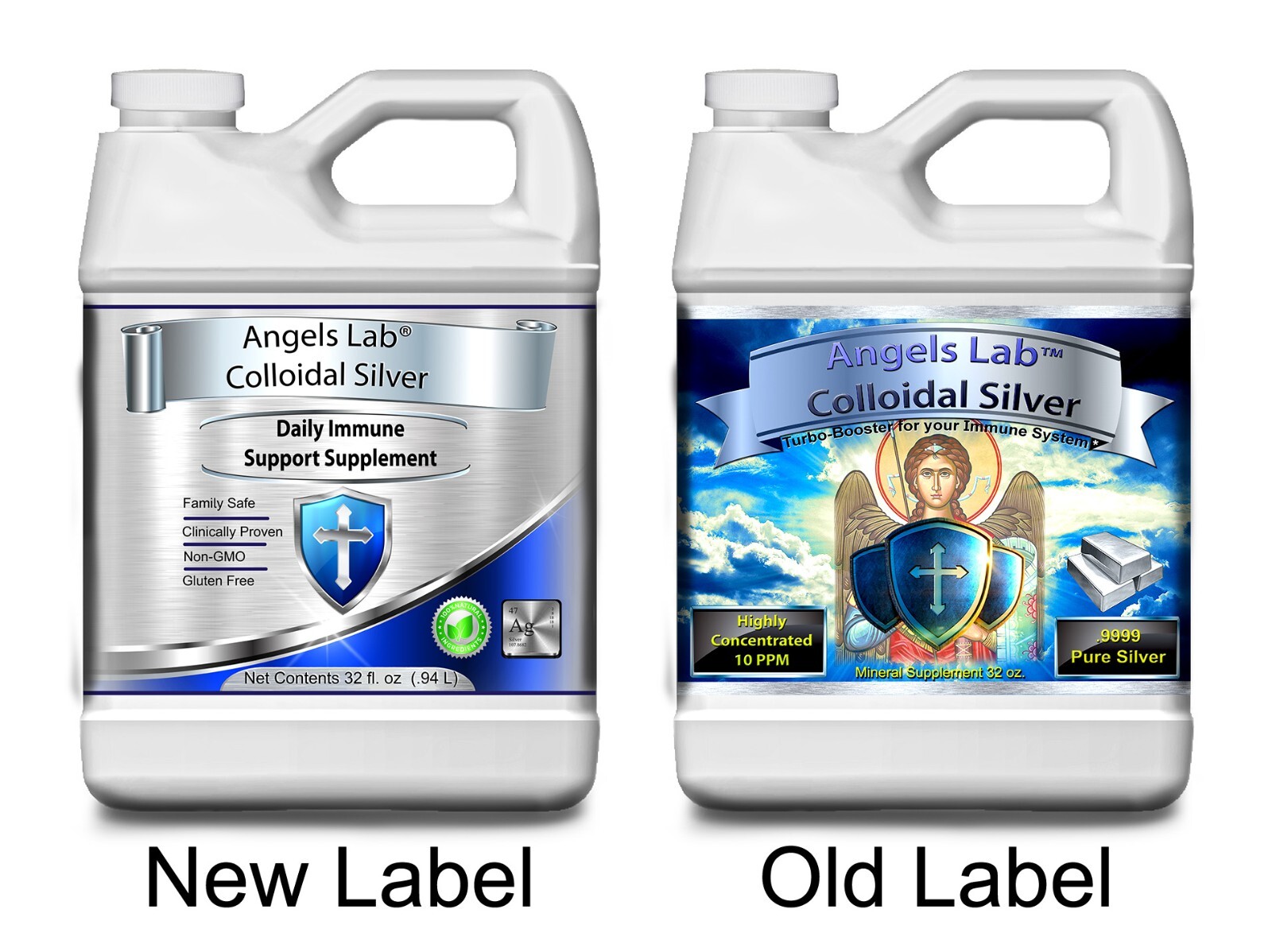 Colloidal Silver 32 oz JUG Angels Lab 10ppm