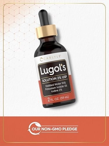Lugols Iodine 2 Percent 2 Fl Oz Potassium Iodide and Solution