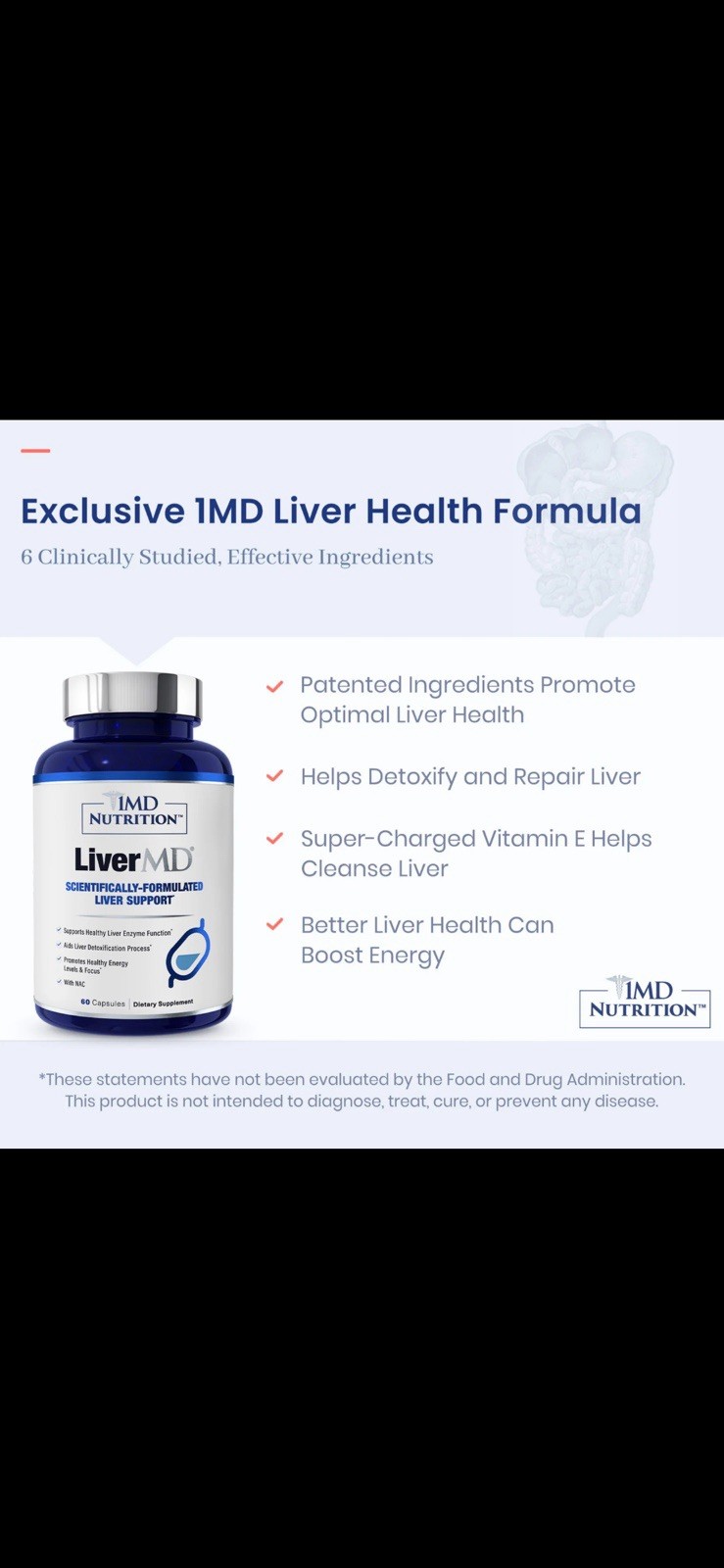 1MD Nutrition LiverMD Capsules