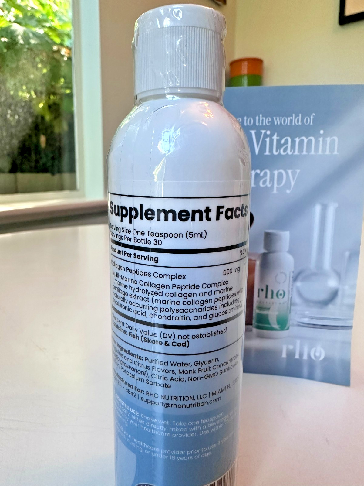 Rho Nutrition Liposomal Collagen Peptides – Liquid 5oz (lot of 2) exp 9/27