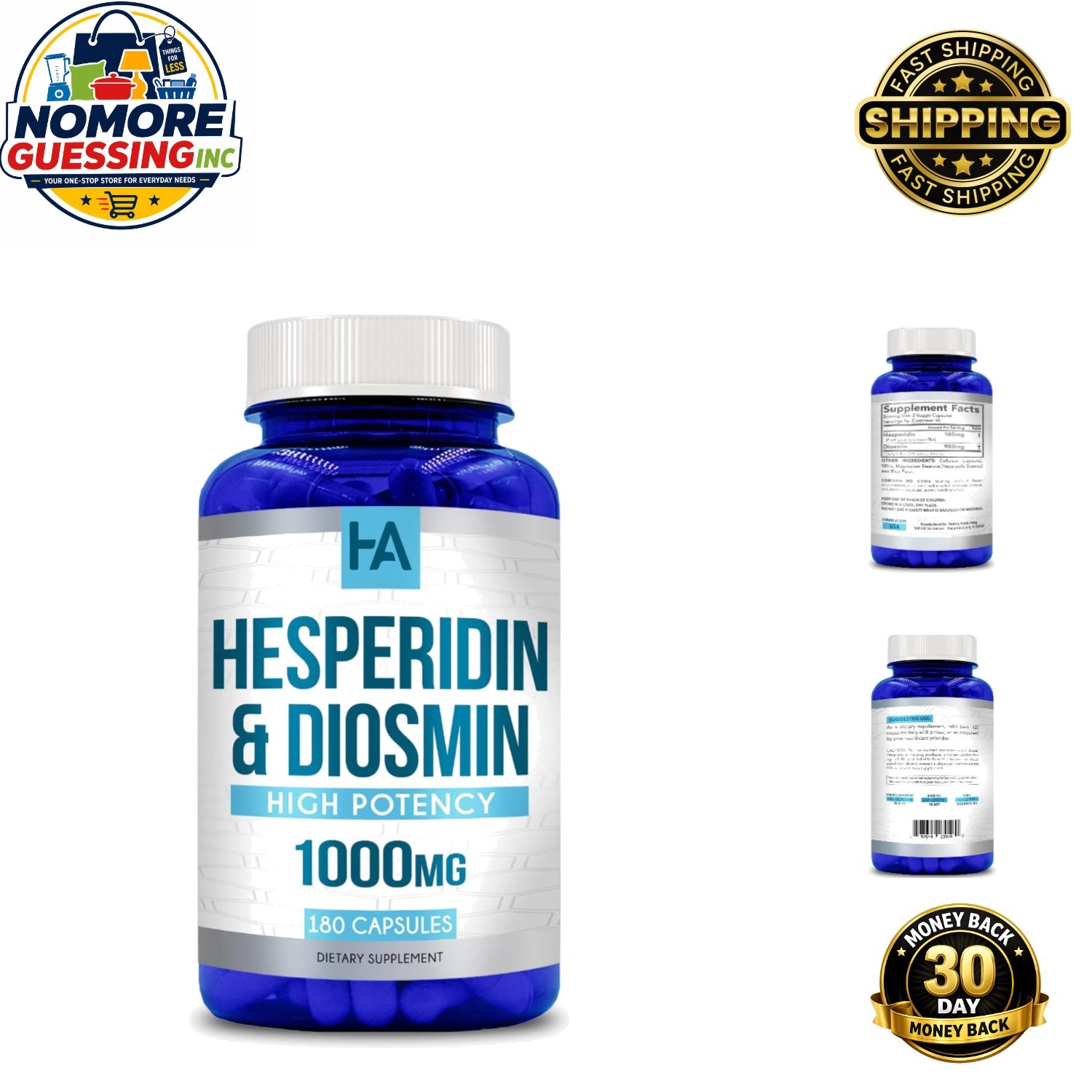 Hesperidin Plus 1000mg, 180 Capsules: Enhance Circulatory Health Naturally