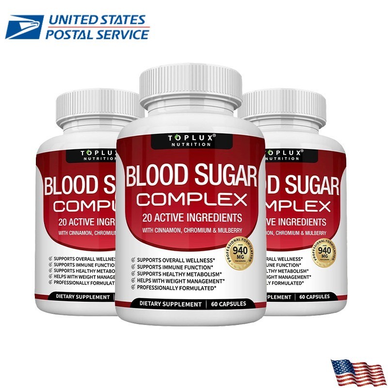 Blood Glucose Complex w/ Cinnamon, Chromium & Mulberry 60 Count Capsules