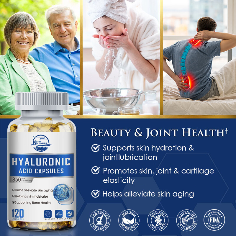 Umary Alternative Hyaluronic Acid & MSM | 120 Capsules | Non-GMO & Gluten Free