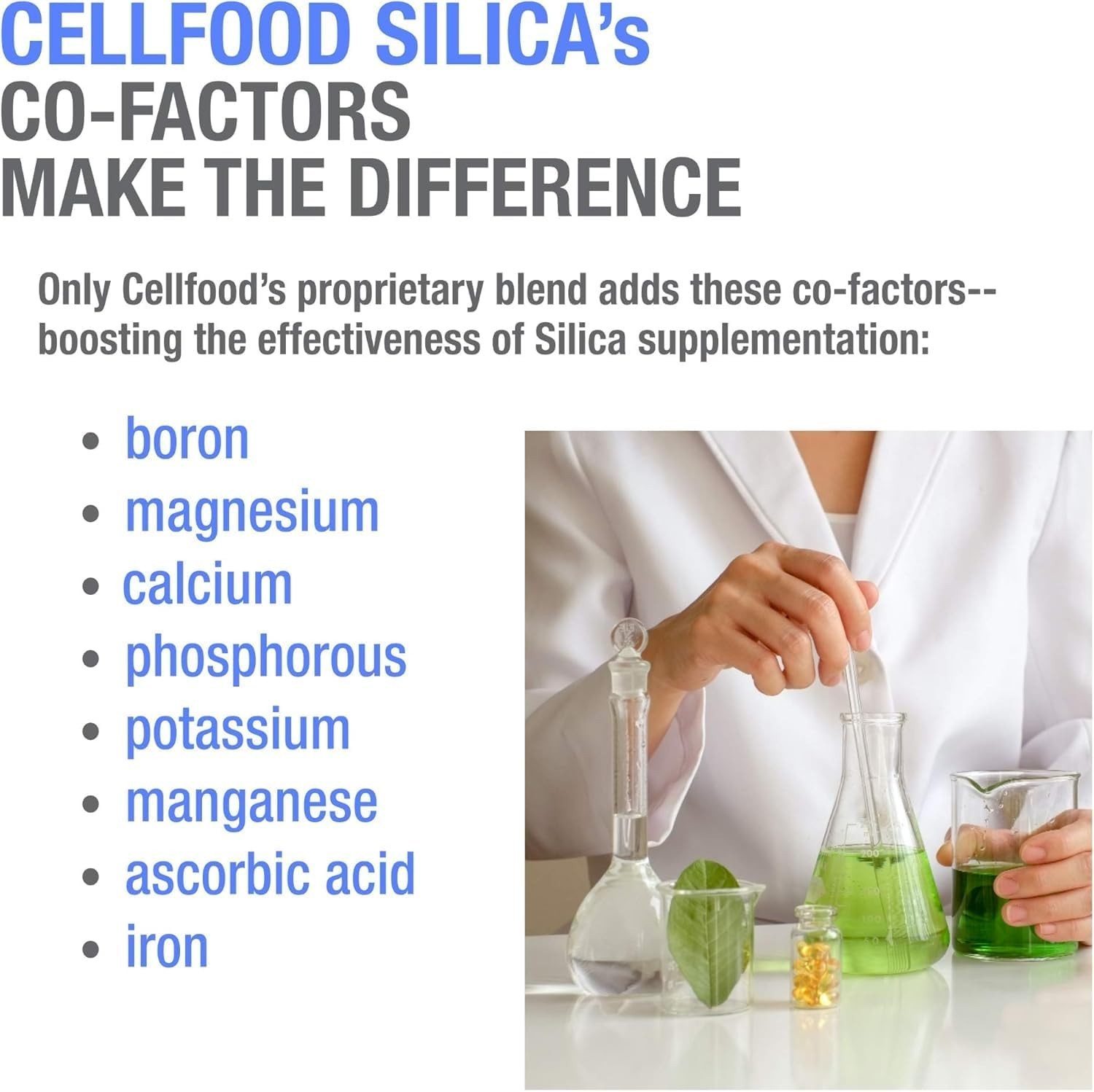 Gluten-Free Anti-Aging Silica Drops – 3 Bottles of 4 fl oz for Timeless Beauty
