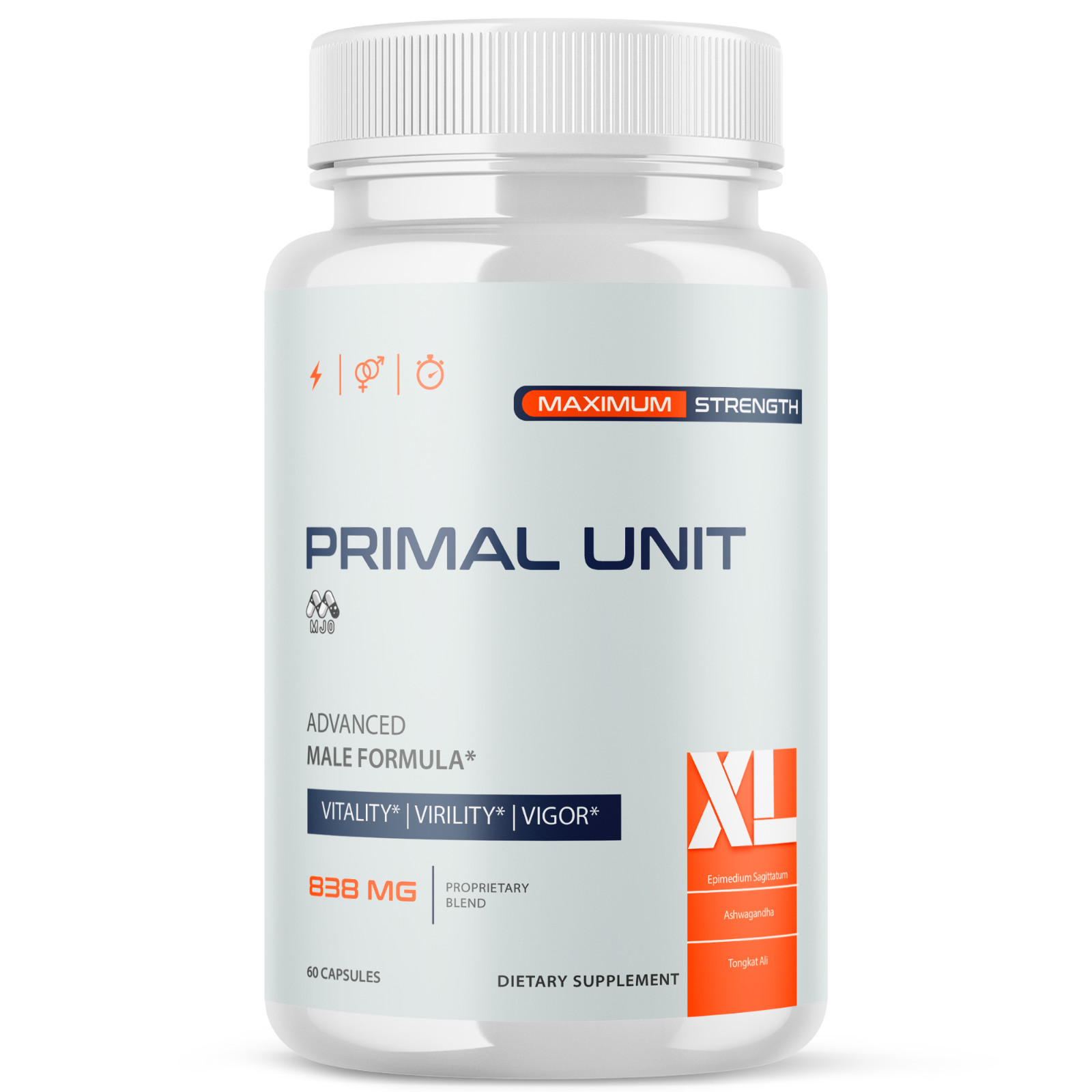 (1 Pack) Primal Unit XL Advanced Male Health Support PrimalUnitXL 60 Capsules