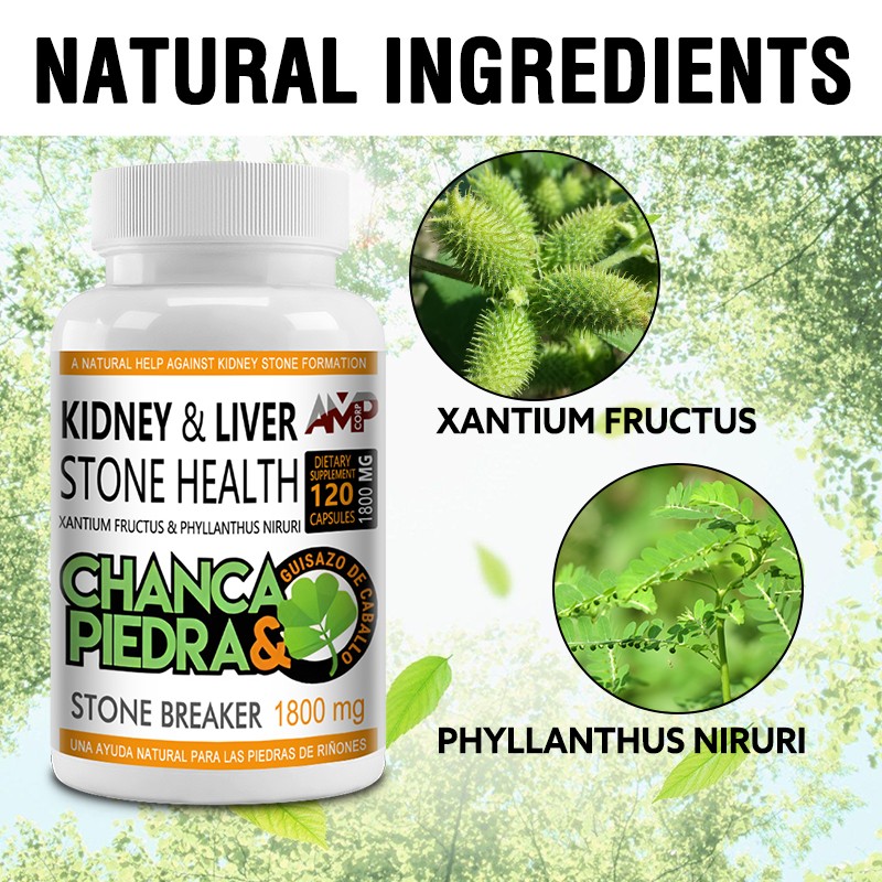 Kidney Detox,Natural Supplement Health Cleanse Kidney And Liver 30/60/120 Caps