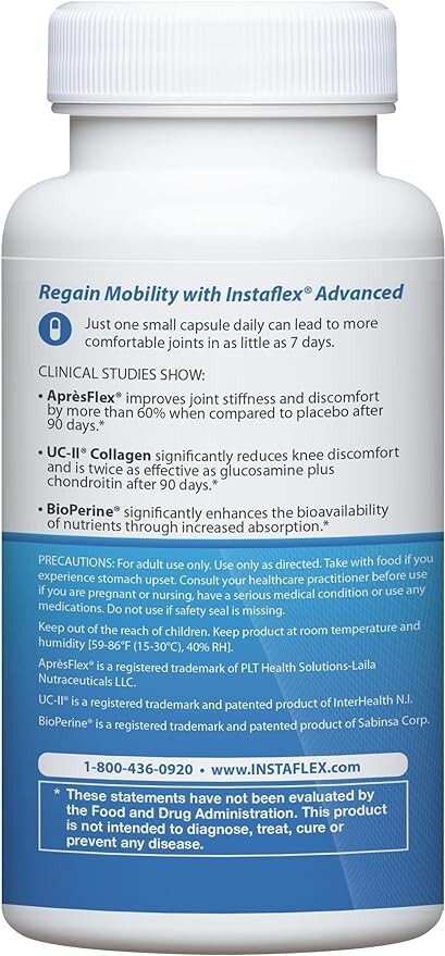 Instaflex Advanced Joint Relief Supplement – 30 Count