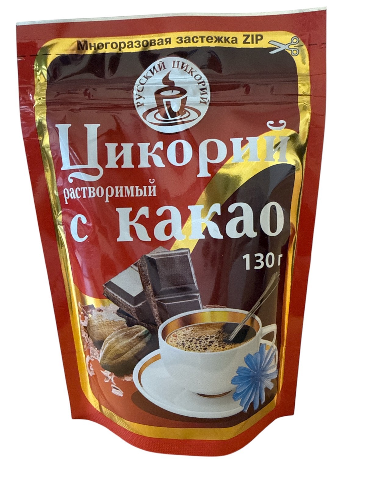 2 x Chicory Instant Powder with Cacao 130 g (Zip) – Natural Coffee Substitute