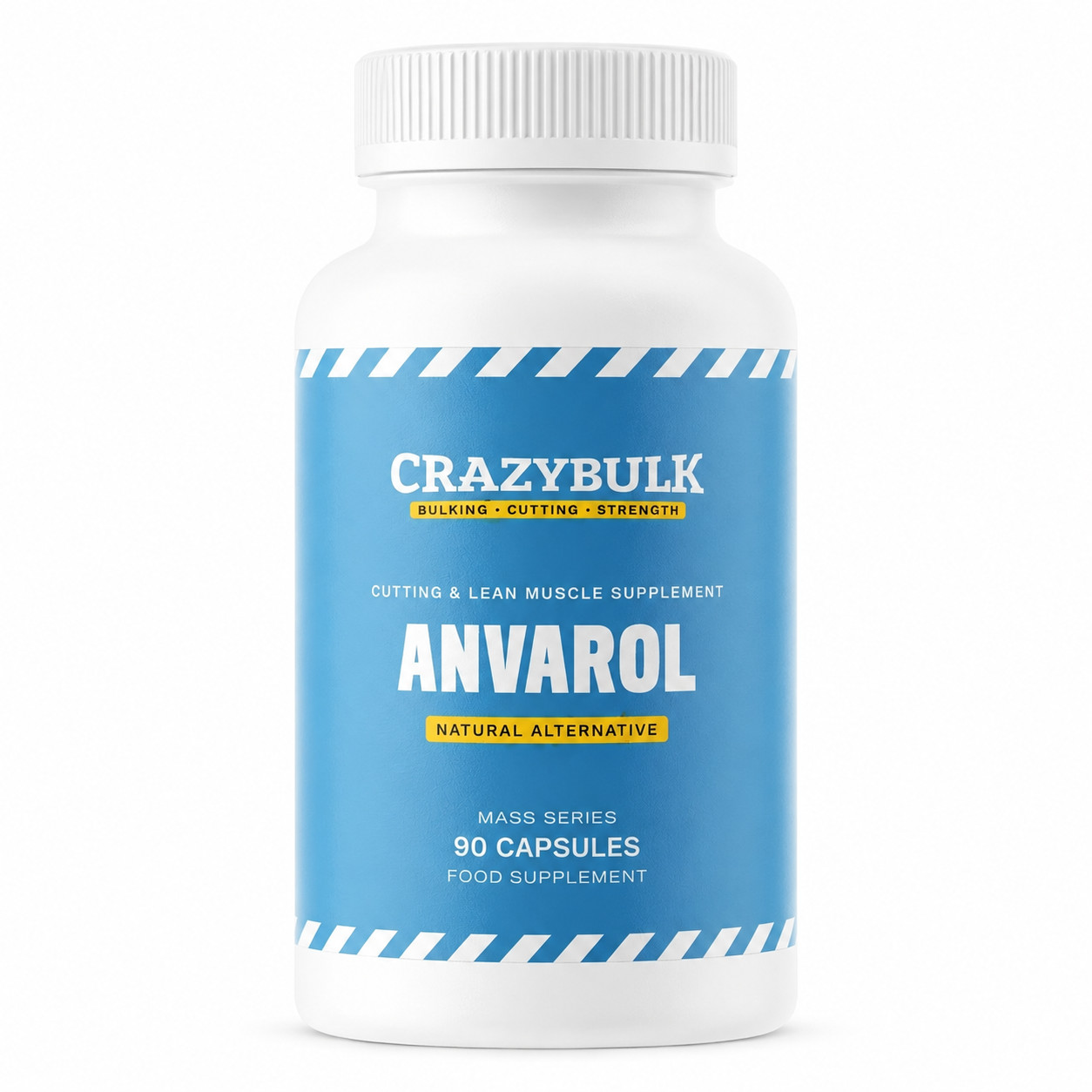 CrazyBulk ANVAROL for Cutting & Lean Muscle Supplement – 90 Capsules – Pack of 3