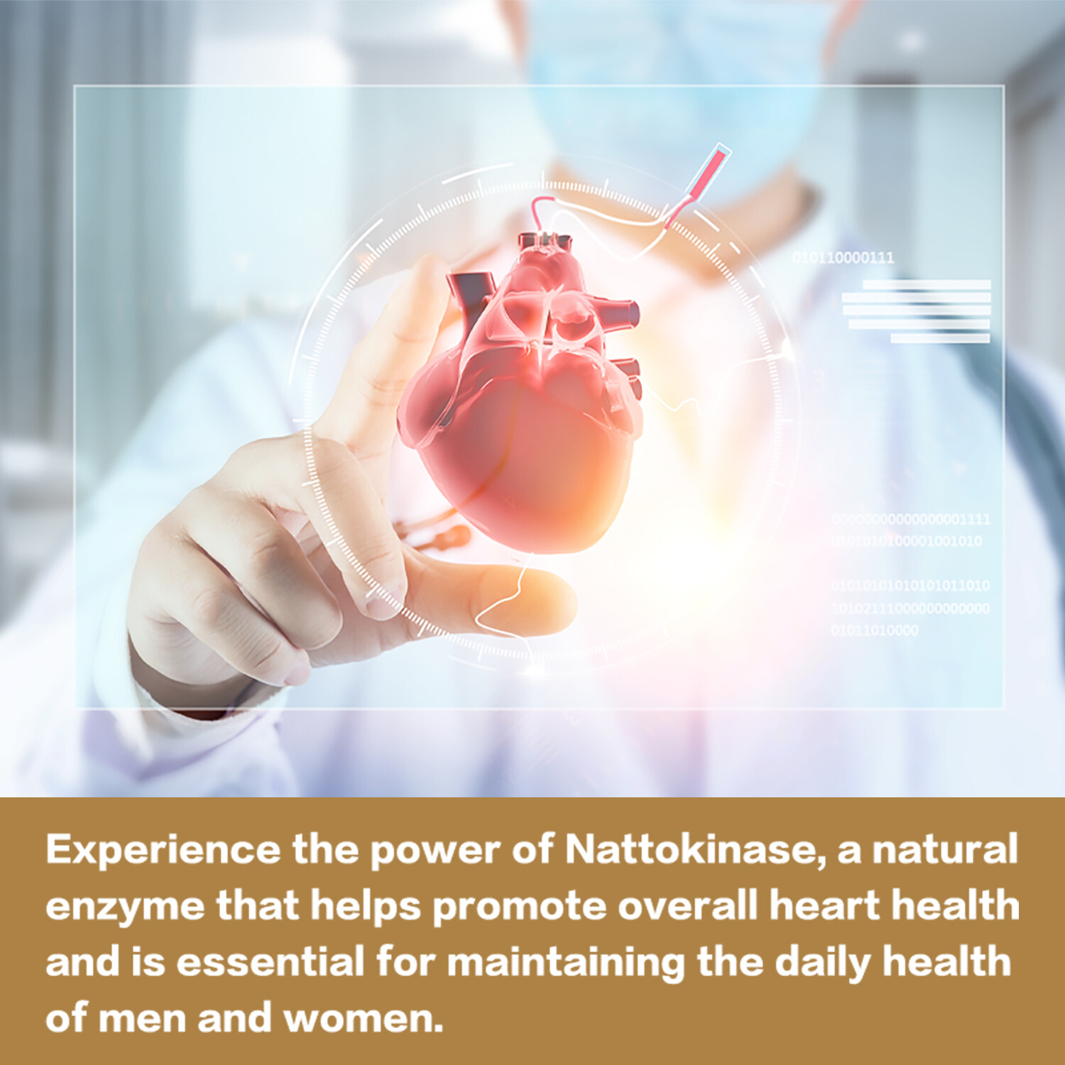 Nattokinase 8000FU – Blood Flow, Heart & Cardiovascular Health, Highly Absorbent