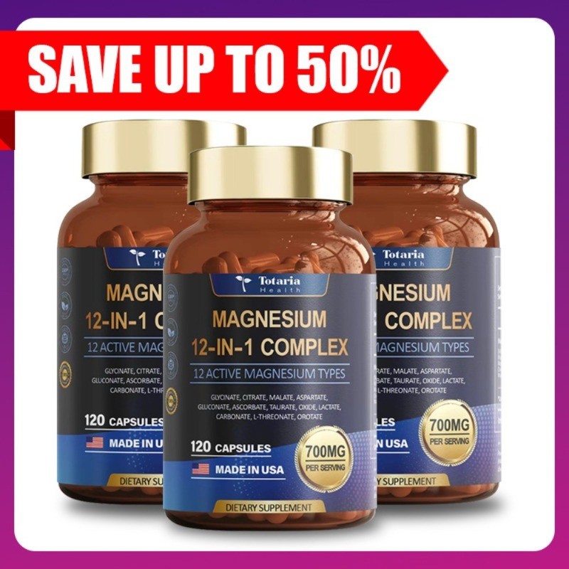 brand new! Totaria12 in 1Magnesium Complex 700mg Supplement with Glycine Citrate