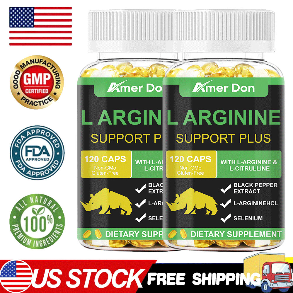 Nitric Oxide Booster L-Arginine, L-Citrulline 3000mg 240 Caps HIGHEST POTENCY