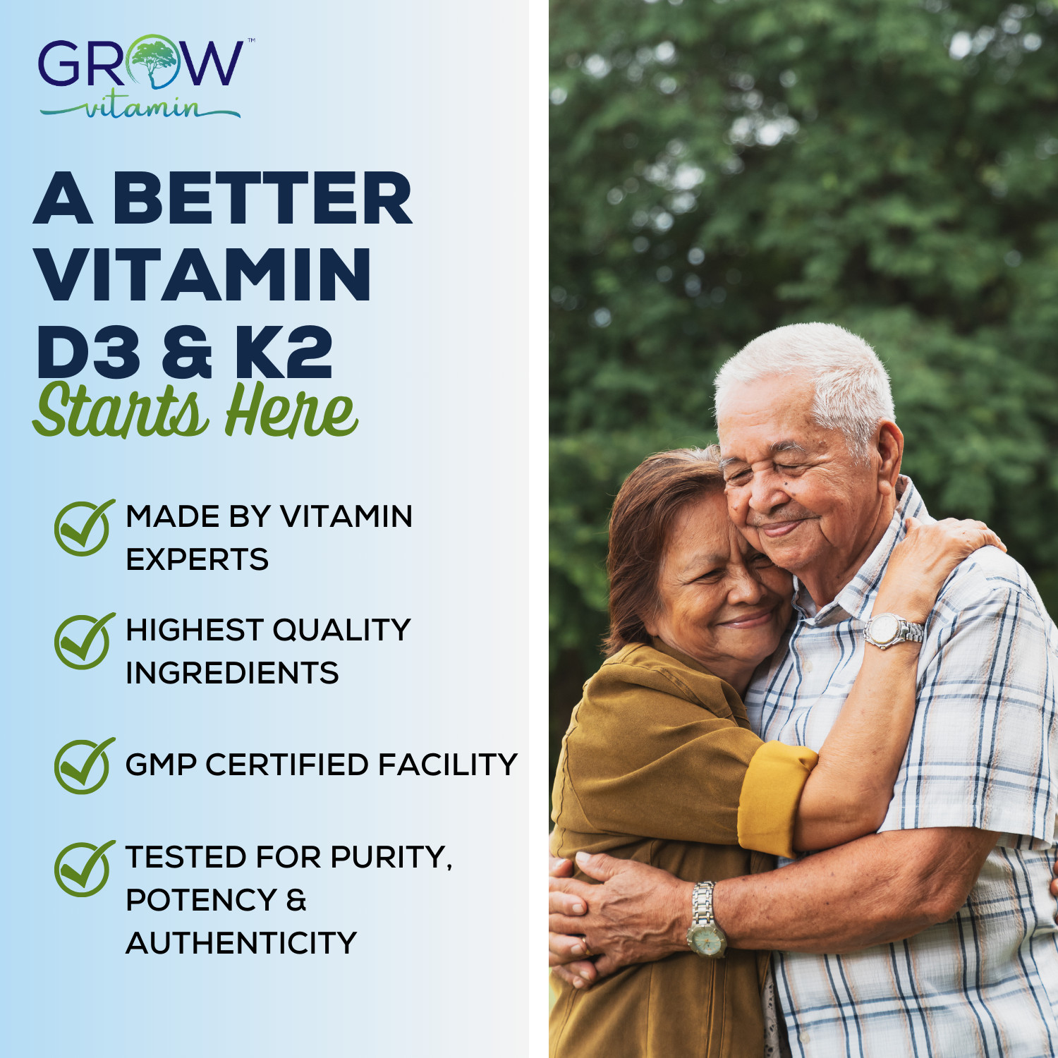 Vitamin D3 K2 with Coconut Oil | Plant Based Vitamin K2 MK7 + Vegan D3 10,000iu