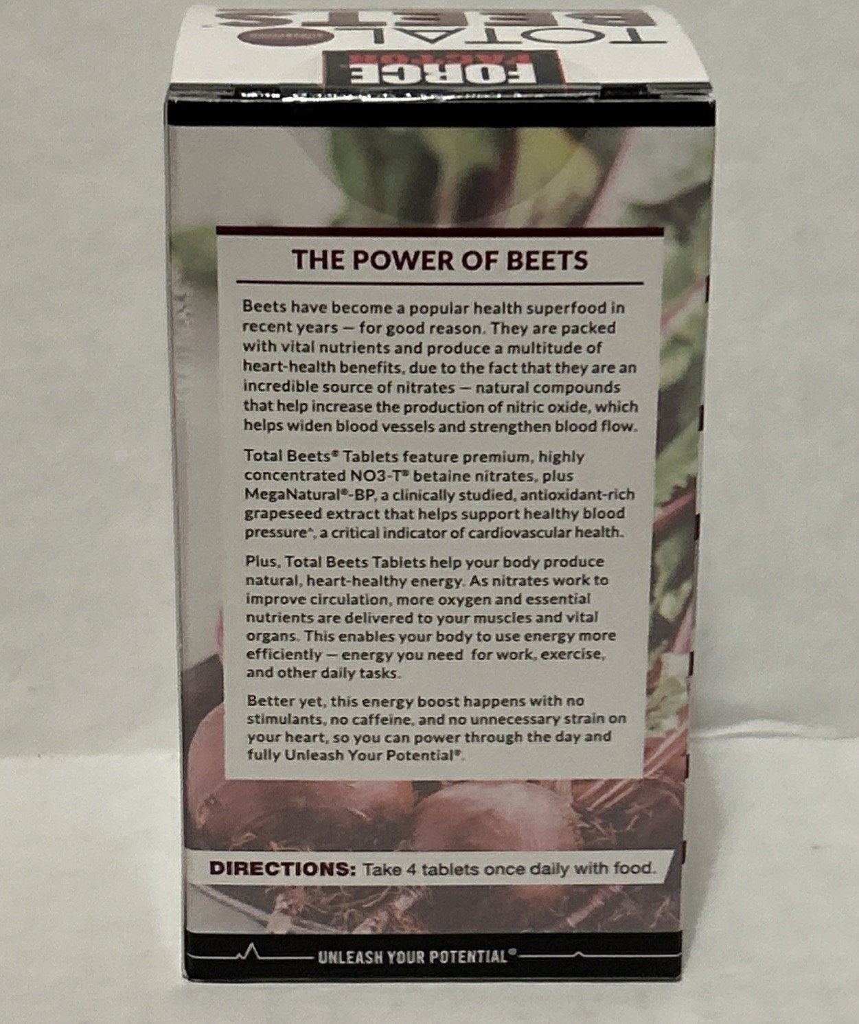 Total Beets Circulation Superfood Beet Root with Blood Pressure Support 120ct