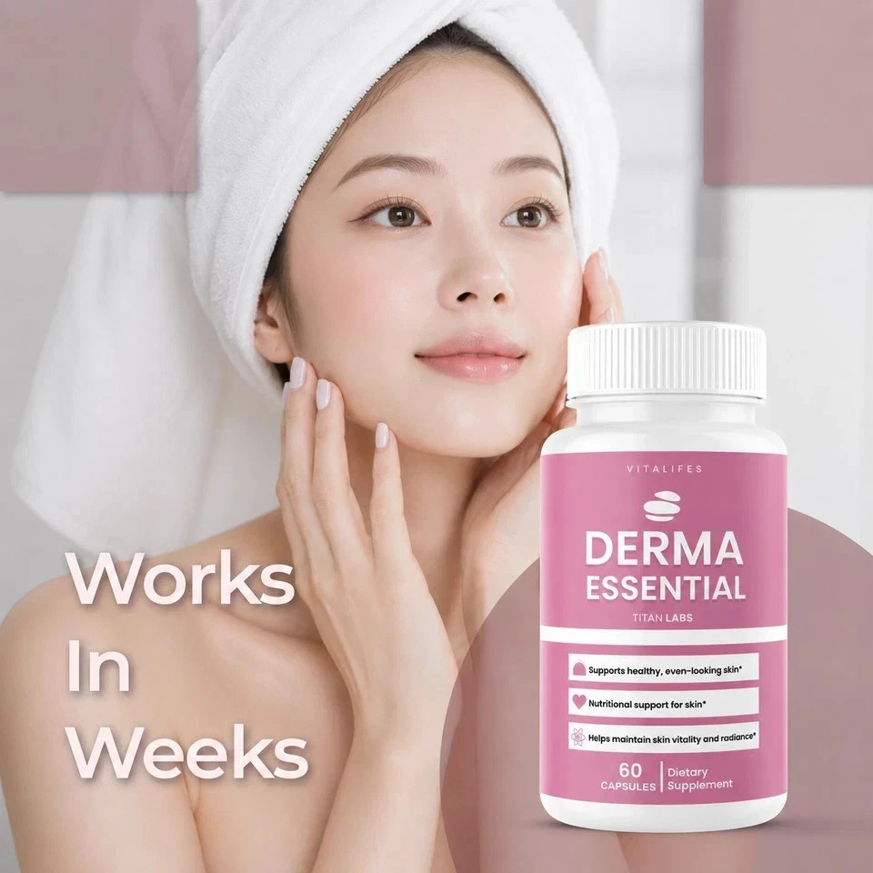 Derma Essential Probiotics Advanced Healthy Skin Support 60 Capsules