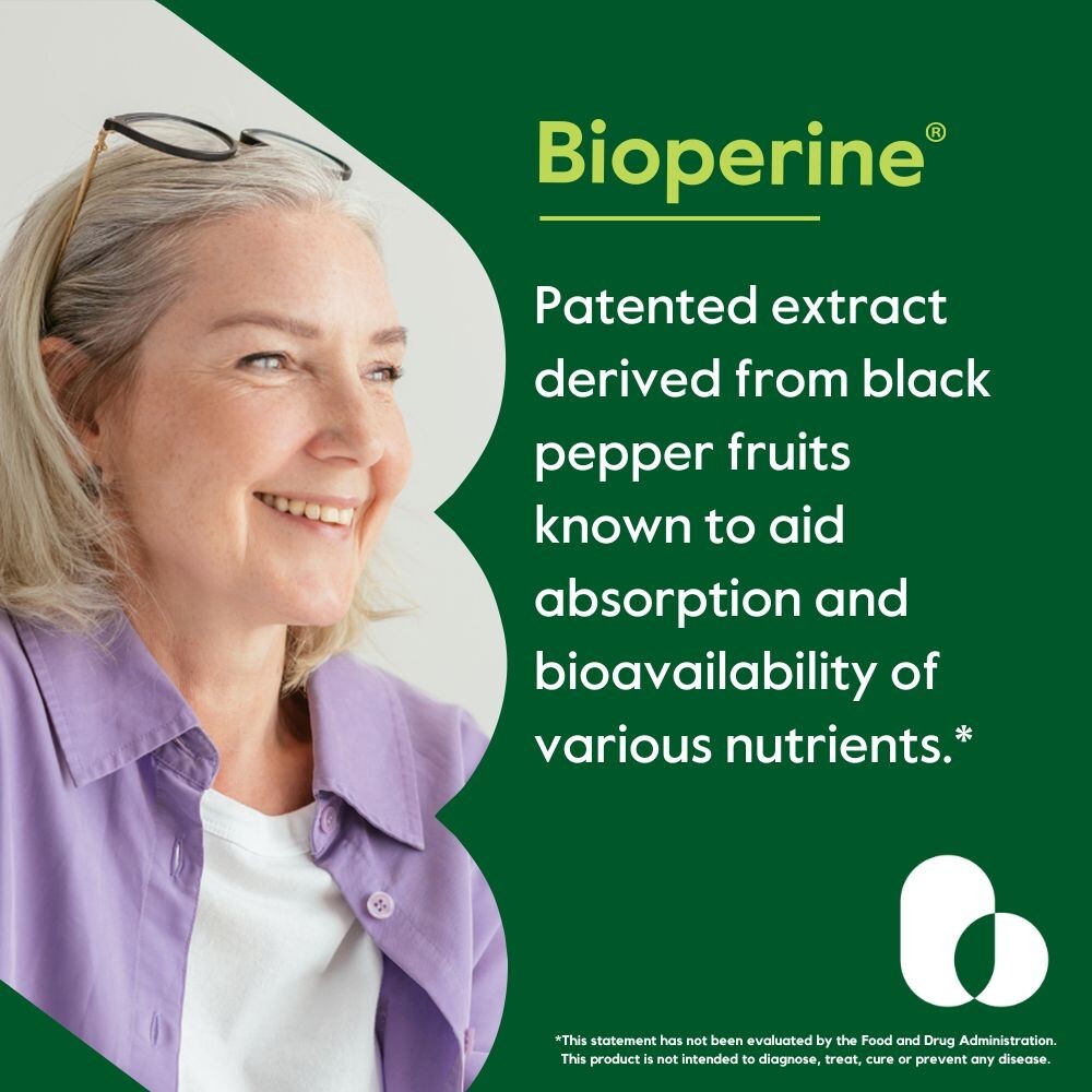 Bioperine 10mg (120 Vegetarian Capsules) – No Stearates – Absorption Enhancer