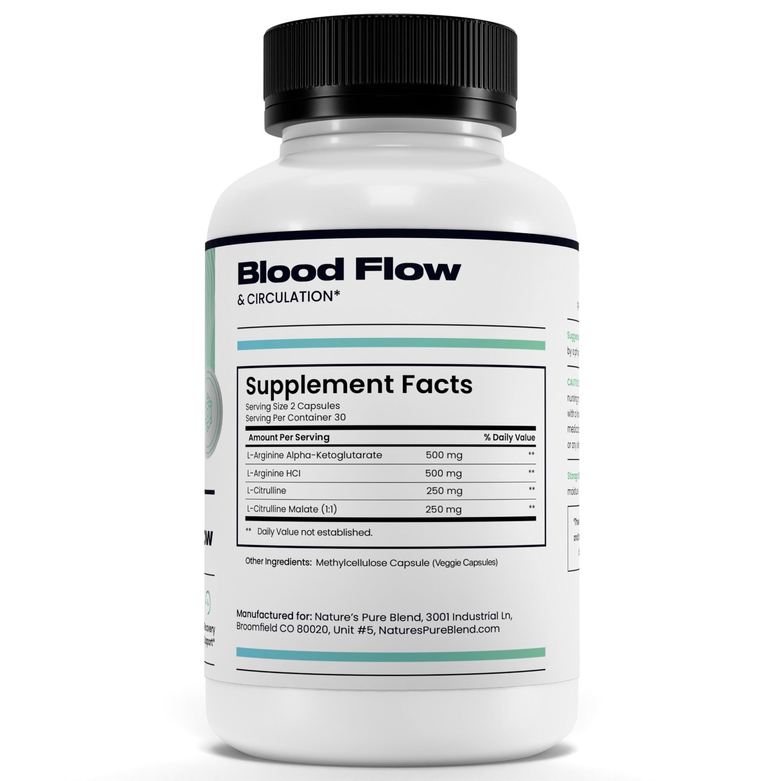 Nitric Oxide Supplements for Men – L-Arginine & L-Citrulline 1500MG – Heart & Ci