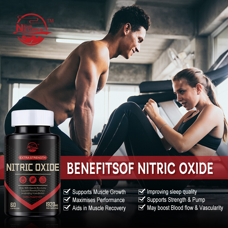 Extra Strength Nitric Oxide Supplement L Arginine 3X Strength -Citrulline Malate