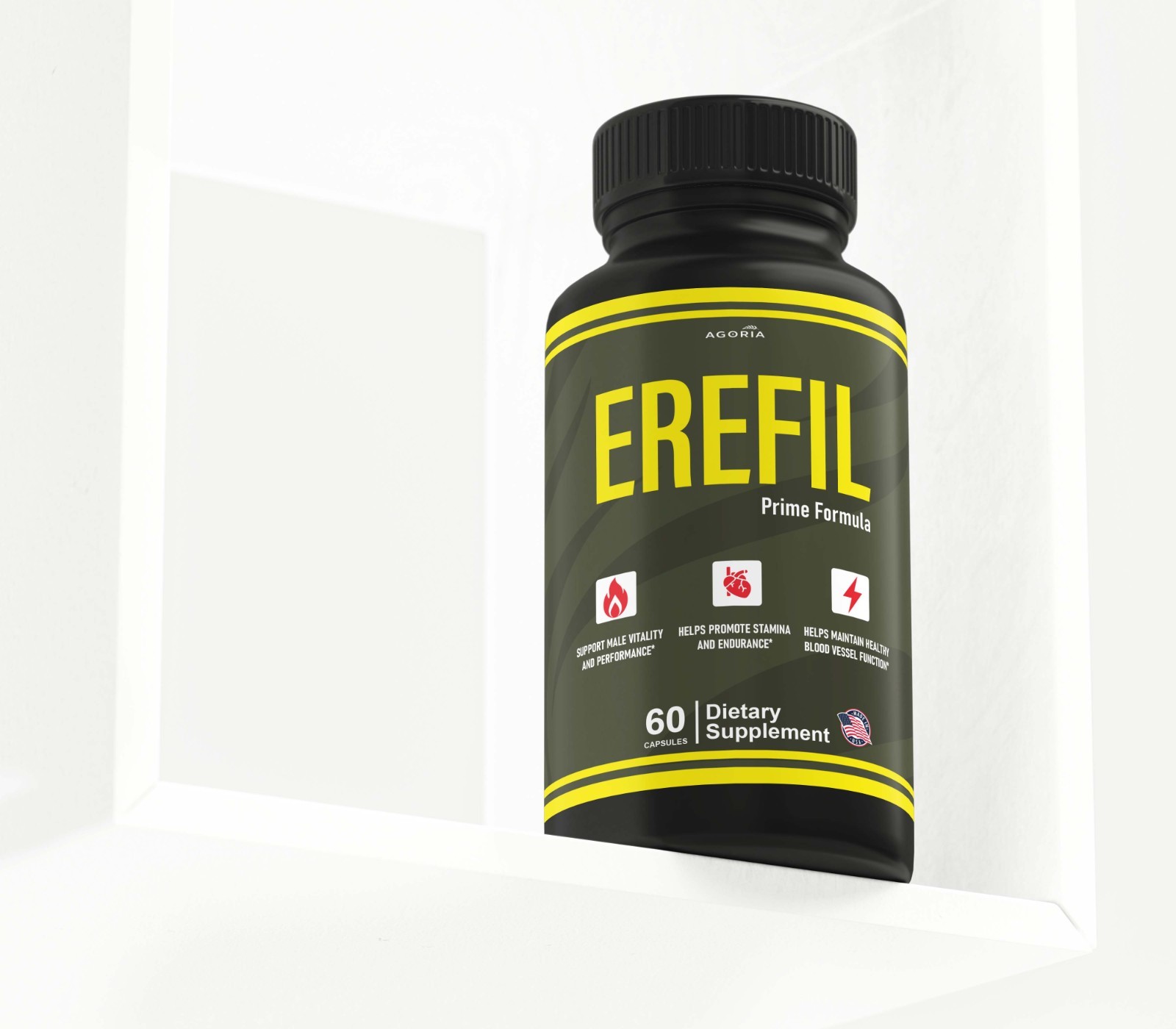 (1 Pack) Erefil Advanced Male Health Support Vitamin Supplement Ere Fil Capsules