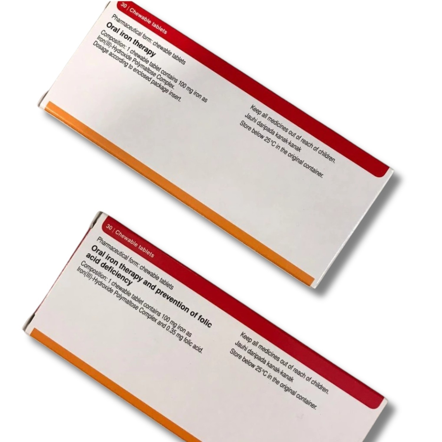 Original Maltofer FOL Chewable Tablets 30’S For Iron Deficiency